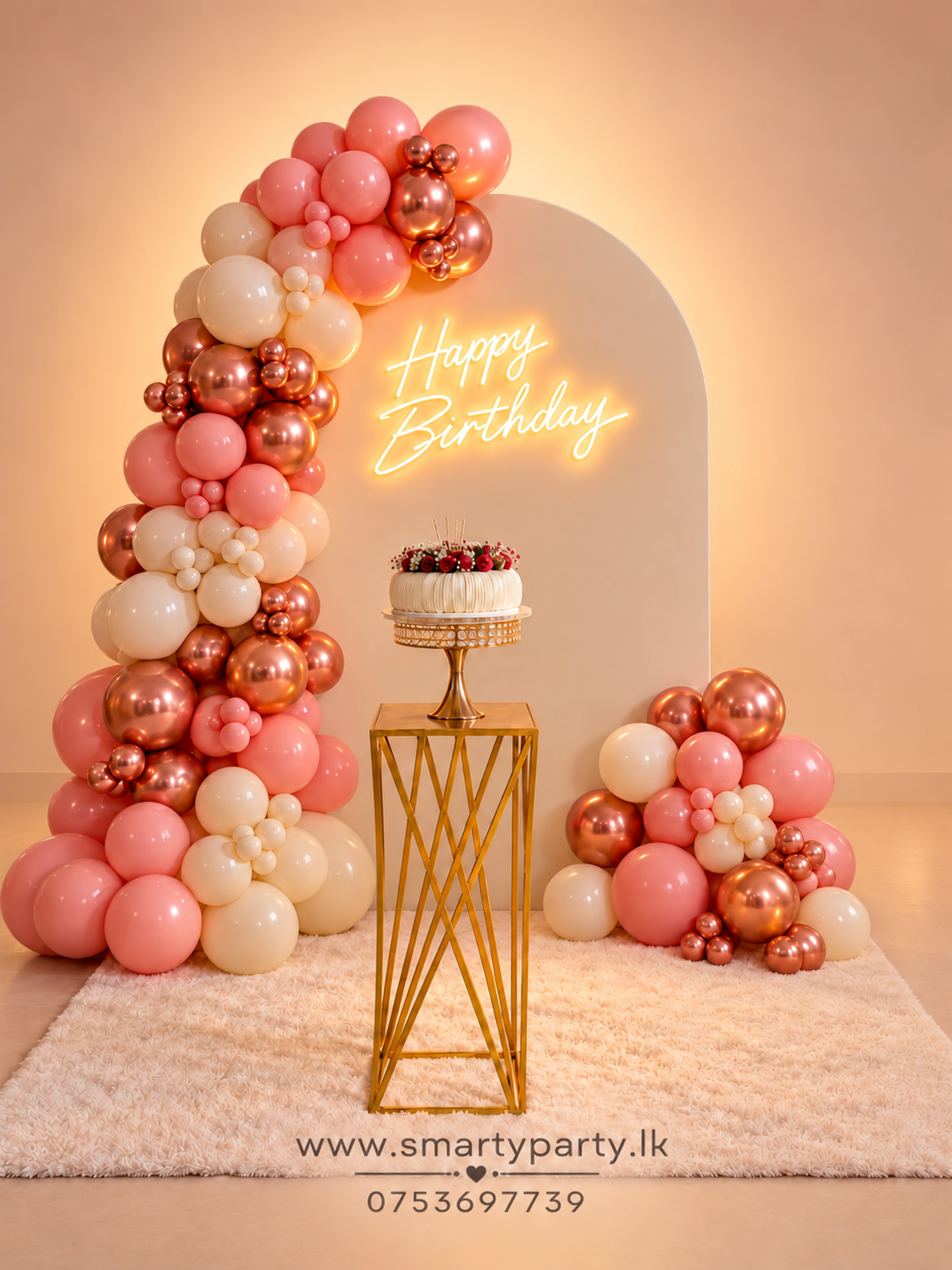 Premium balloon decoration by Smarty Party Creations in Kadawatha, Sri Lanka